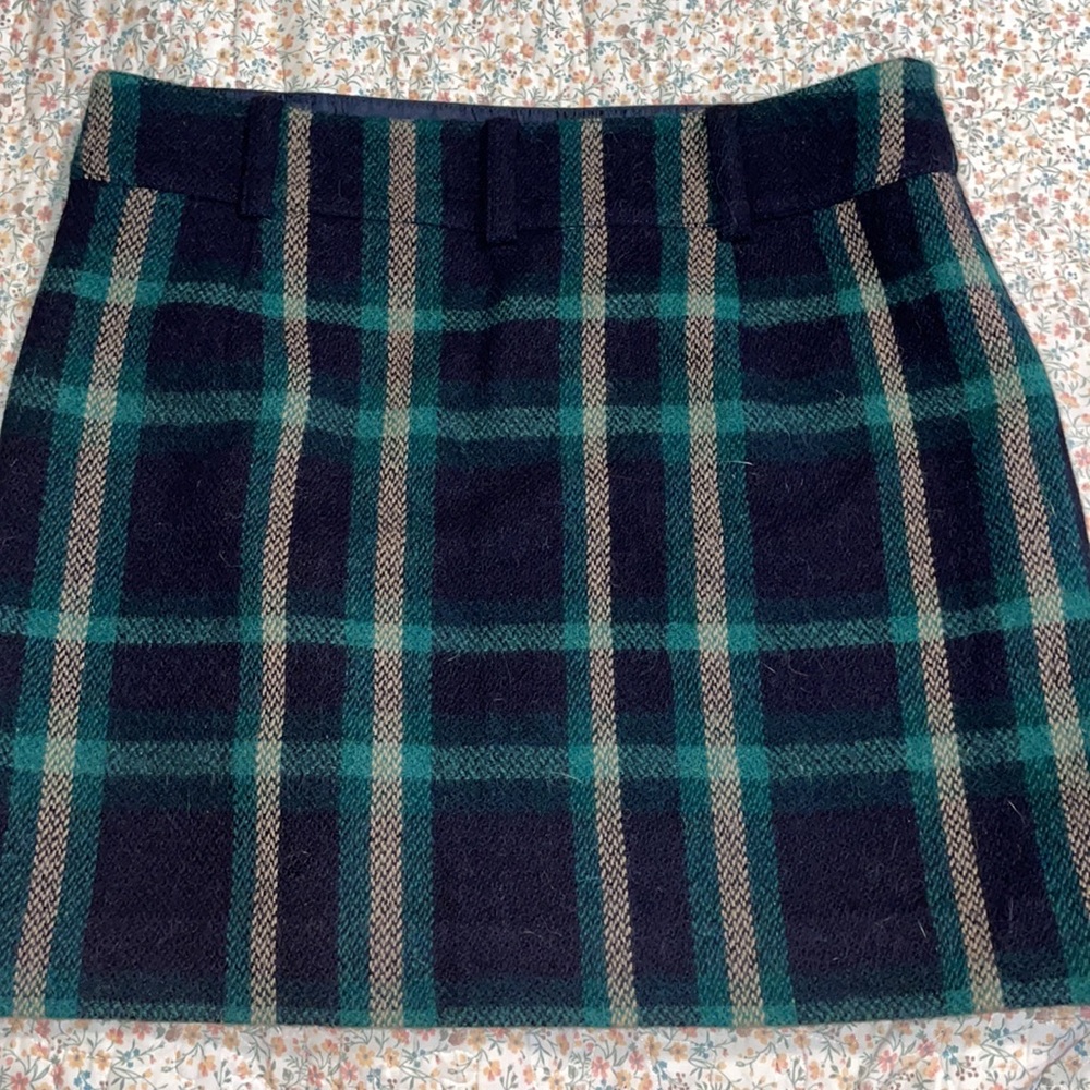 Ralph Lauren wool plaid skirt - Picture 3 of 4